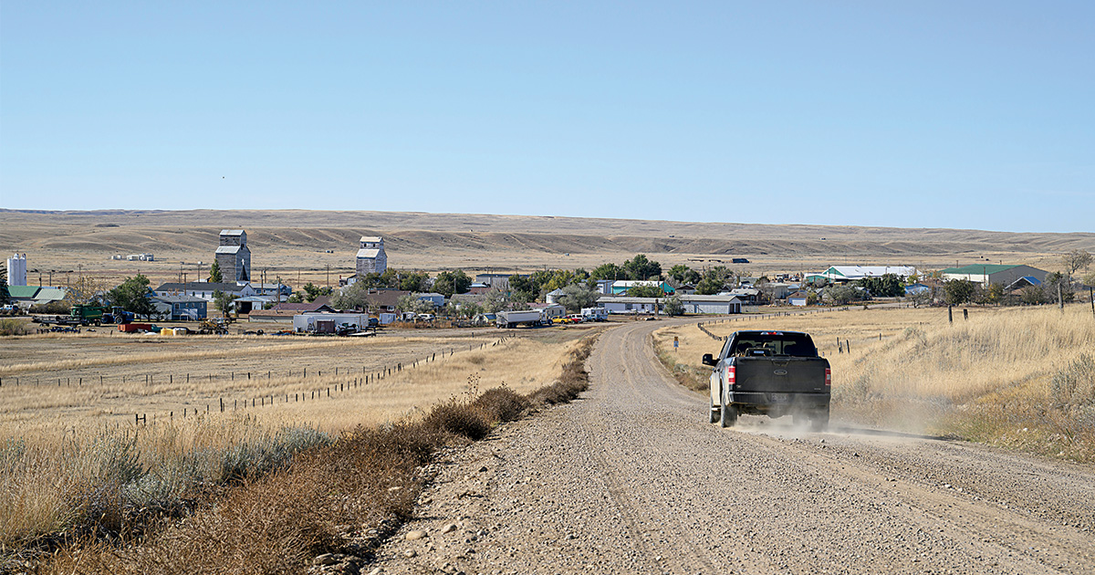 Scenic view in Montana. Photo by Bill Buckley