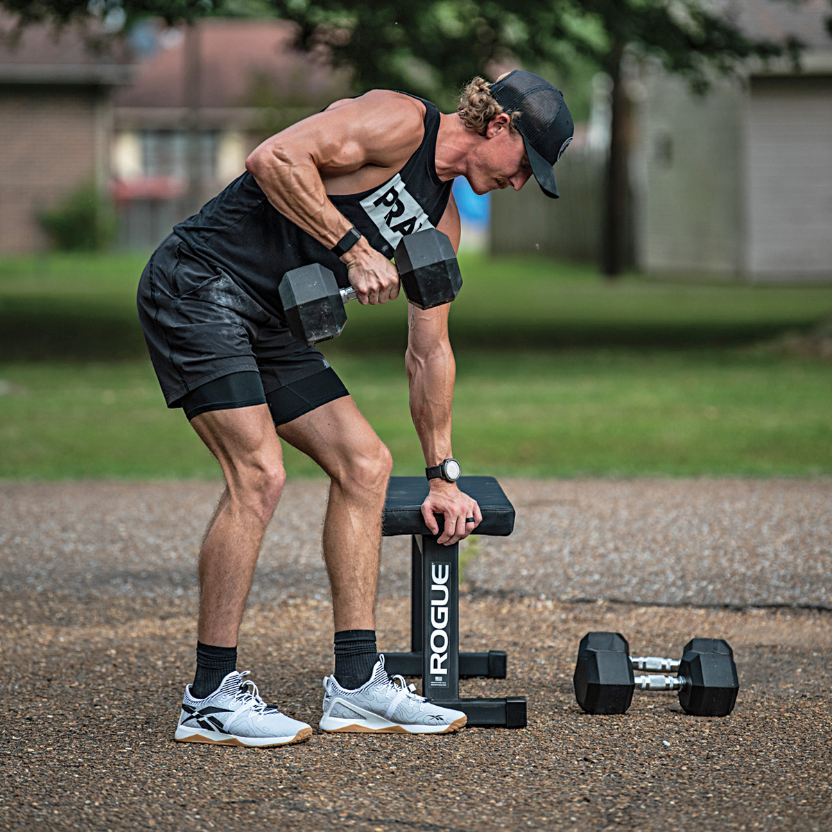 Hunter during a summer workout. Photo by Seth Dortch_.jpg
